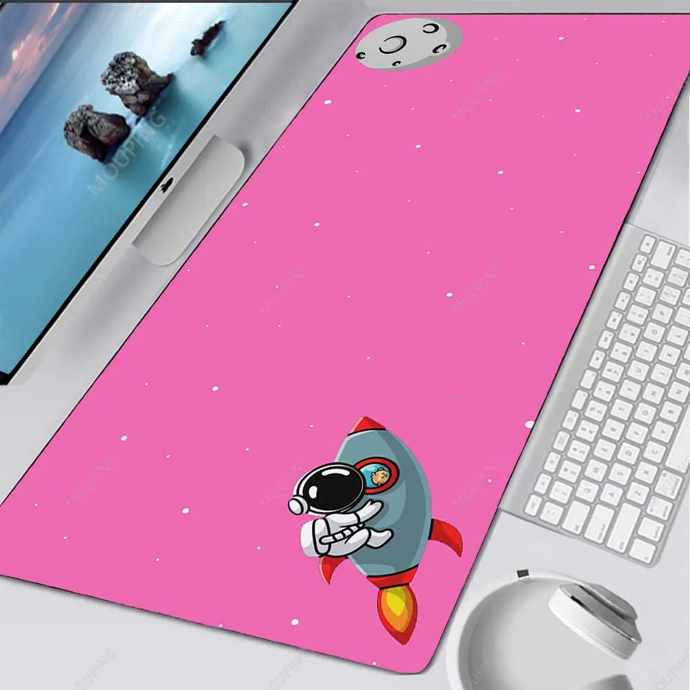 Grande mouse pad lua deskmat preto xl teclado de jogos tapete anime mouse tapetes do computador 800x400 deskpad mousepad tapetes de borracha