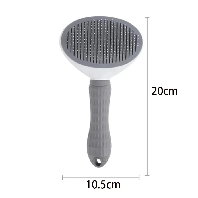 Cepillo de pelo de acero inoxidable para mascotas, peine de aseo y cuidado para gatos, peine para limpieza de perros de pelo largo, accesorios para perros y gatos