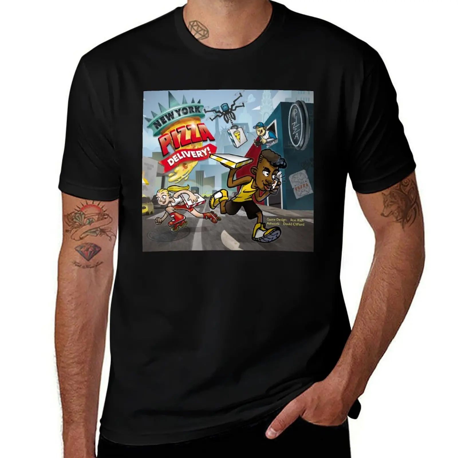 

New York Pizza Delivery T-Shirt Anti-Pilling Casual T-Shirt