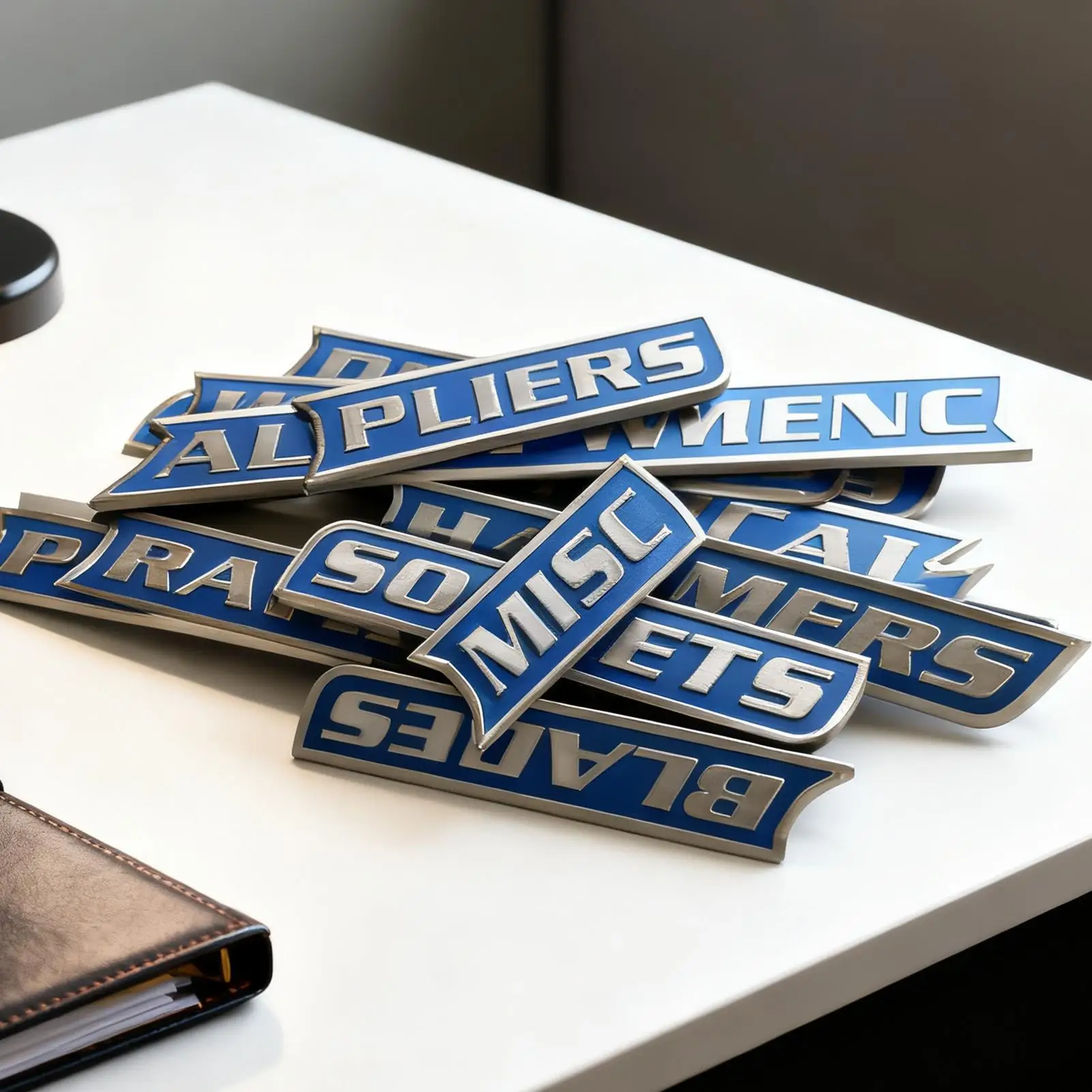 Etiquetas magnéticas para cajas de herramientas, 12 piezas, pegatinas de organización reutilizables impresas en 3D, etiquetas organizadoras de herramientas con imanes fuertes para acero