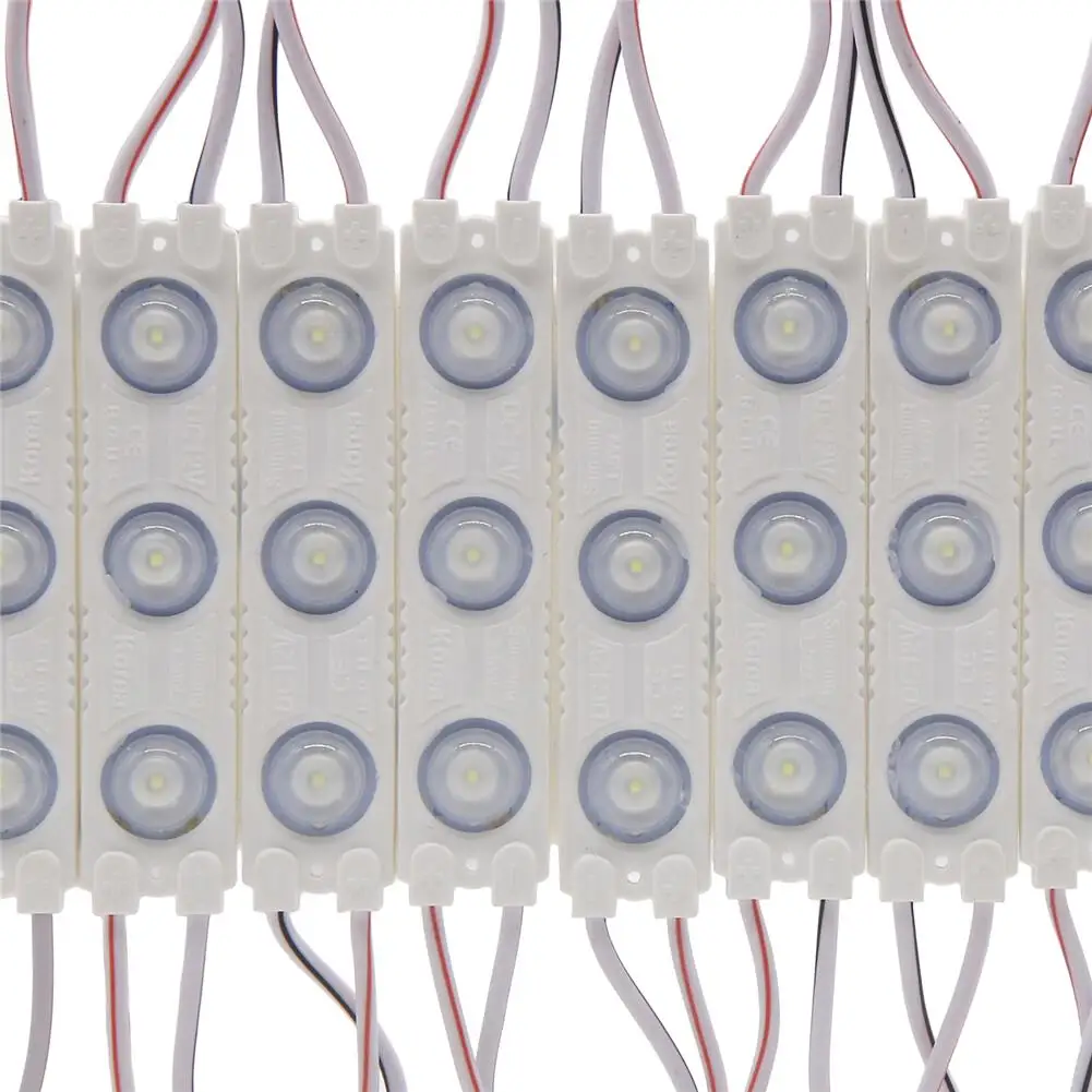 Lampada per insegne con striscia luminosa a 3 moduli impermeabile IP65 super luminosa - Illuminazione SMD 12V