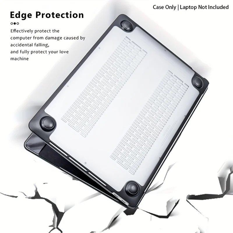TPU Soft Edge Laptop Case for MacBook Pro 14/16 inch M5 2026, Protective Durable For MacBook Air 13.6'' Easy To Install