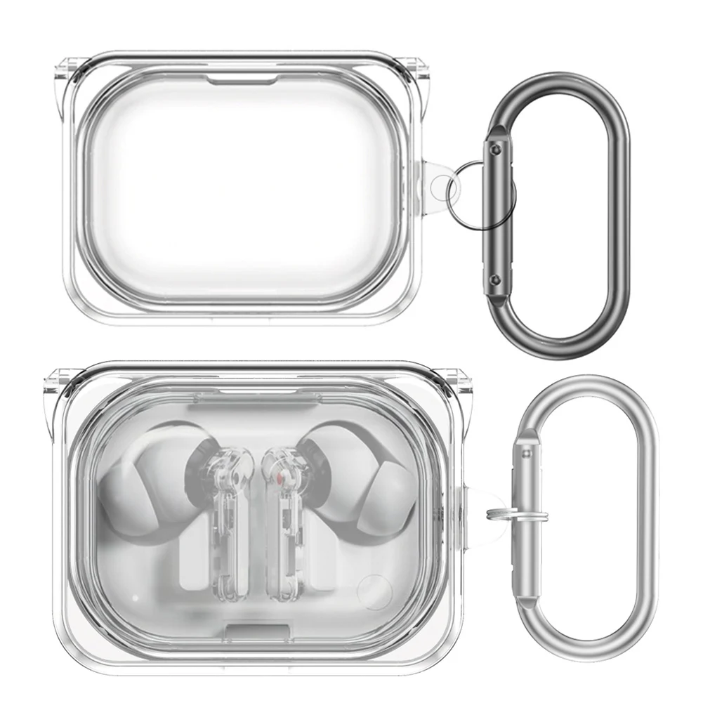 TPU 보호 케이스, 스크래치 방지, 키체인 포함, 투명 소프트 보호 커버, Nothing Ear (a) 무선 이어버드용 보호 쉘