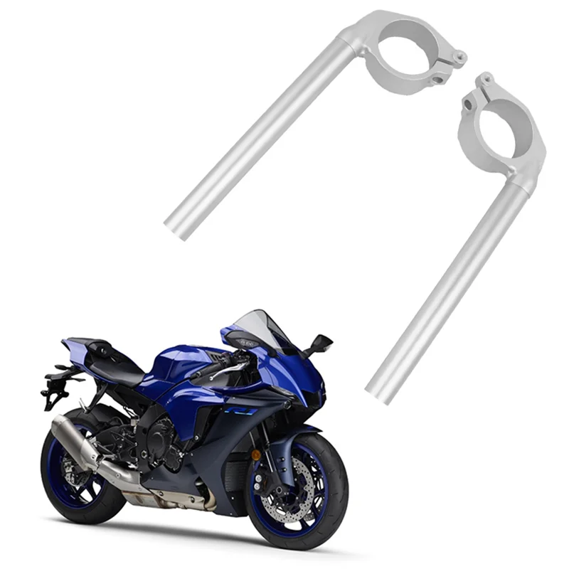 

Для Yamaha YZFR1 YZF R1 YZF-R1 2004-2008 50 мм вилочная трубка, клипсы на руль, зажимы для руля, ручки