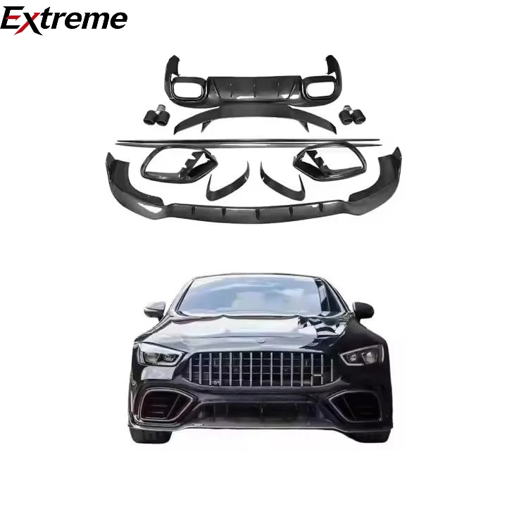 Top Quality Body Kit for Mercedes-Benz AMG Gt63 Gt43 Gt50 Gt53 Upgrade B Style Auto Parts Spoiler Front Lip Rear Diffuser Aero