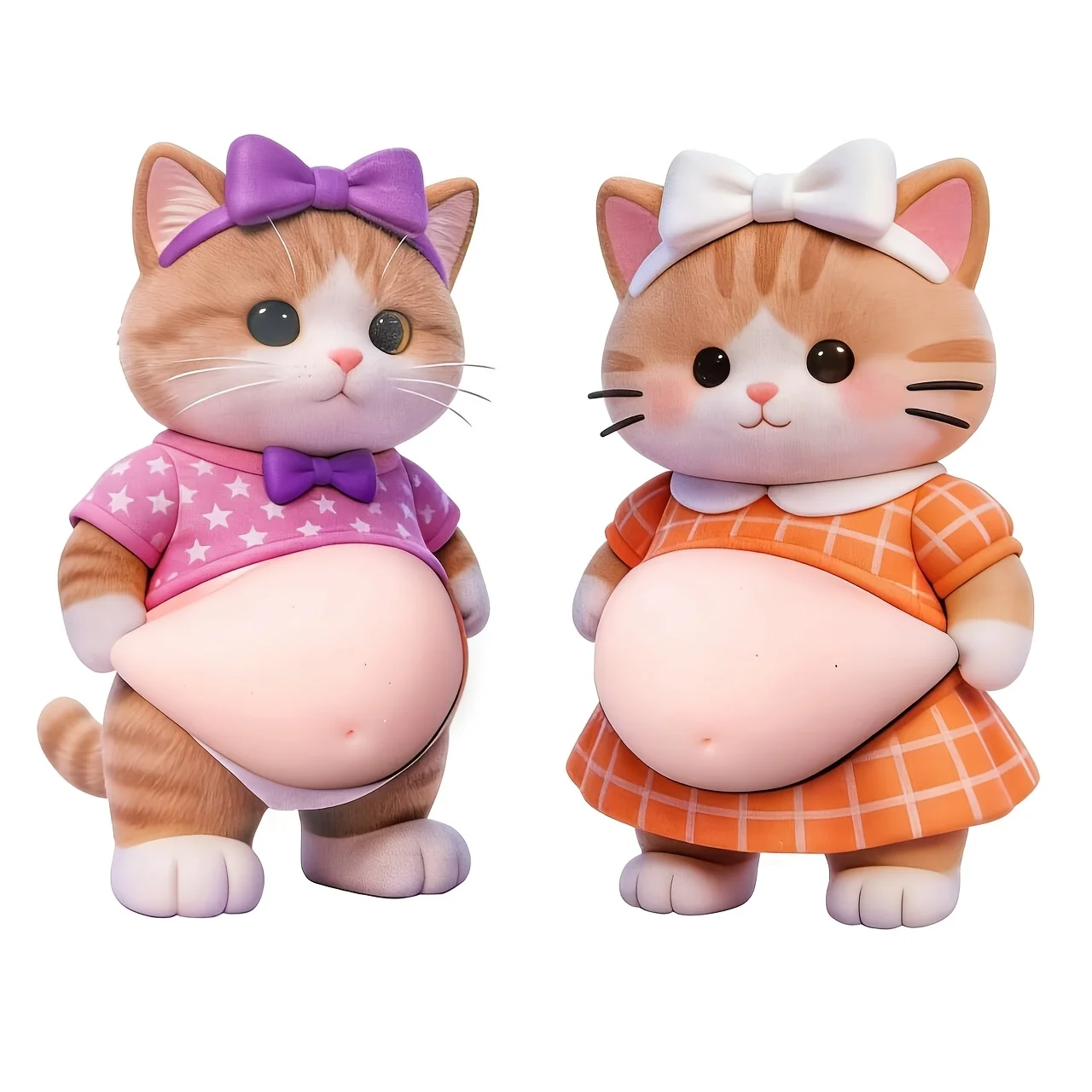 Cartoon Chubby Bear Shiba Inu Soft Silicone Anti-Collision Sticker Shock Absorbing Door Wall Protector for Home Car Phone Decor