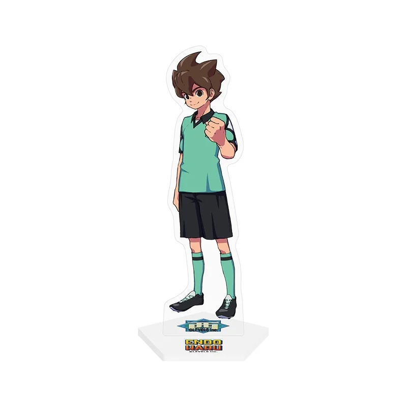 New Anime Inazuma Eleven Acrylic Stand Endou Mamoru Gouenji Shuuya Kidou Yuuto Cosplay Figure Desktop Keychain 15cm