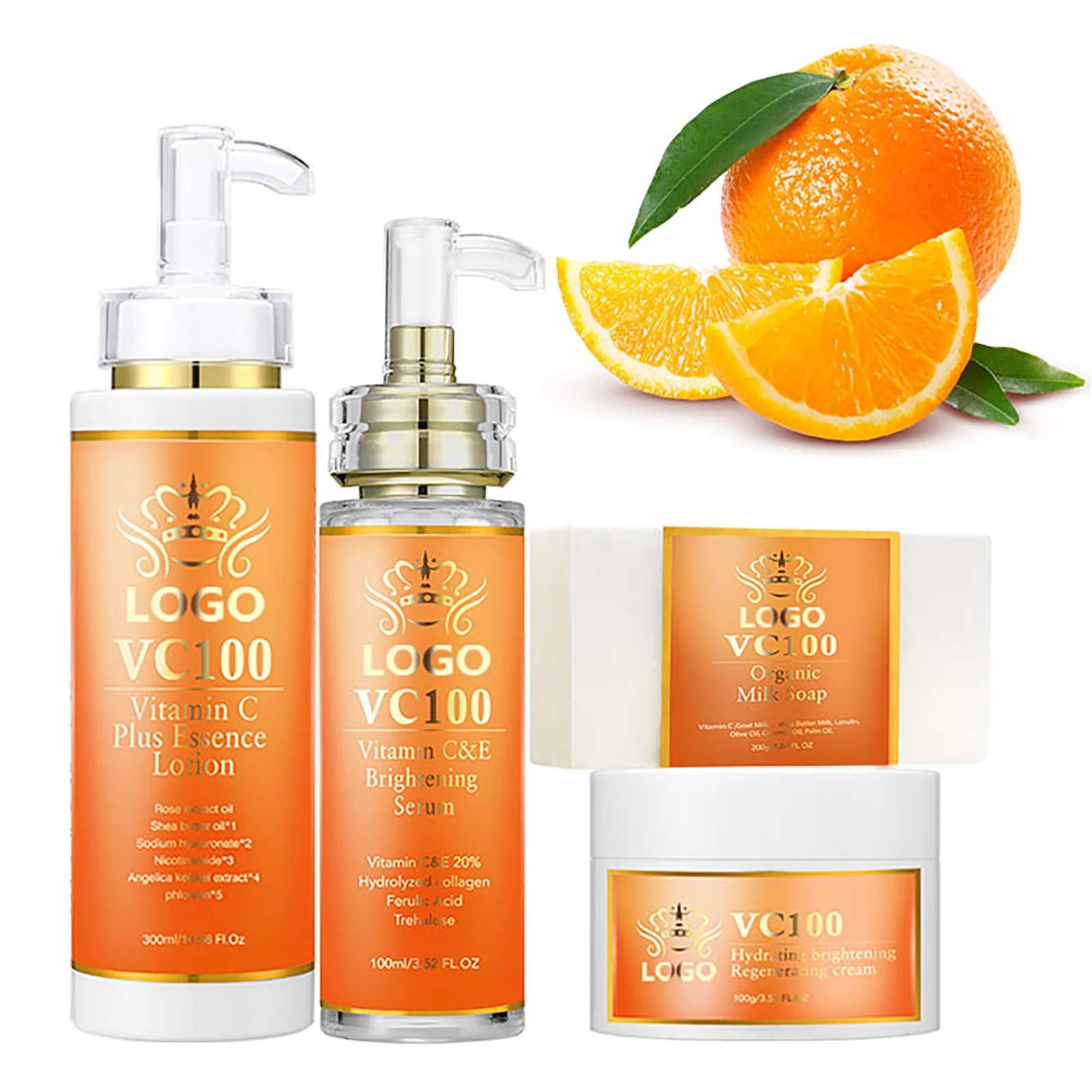 

AILKE VC100 Organic Whitening Set, Moisturizing, Brightening, Skin Firming and Elasticity, Anti-Wrinkles, Aging, Youthful Skin