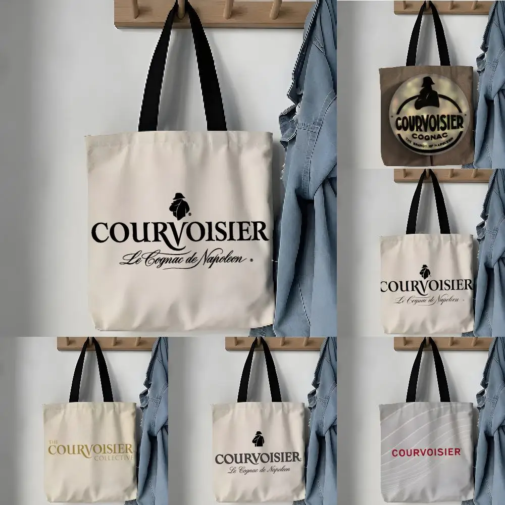 Bolsas de Almacenamiento, Bolsa de Hombro Escolar de Lona Estética, Bolsa de Compras Ligera, Accesorios para Hombre Brandy, C-Courvoisier