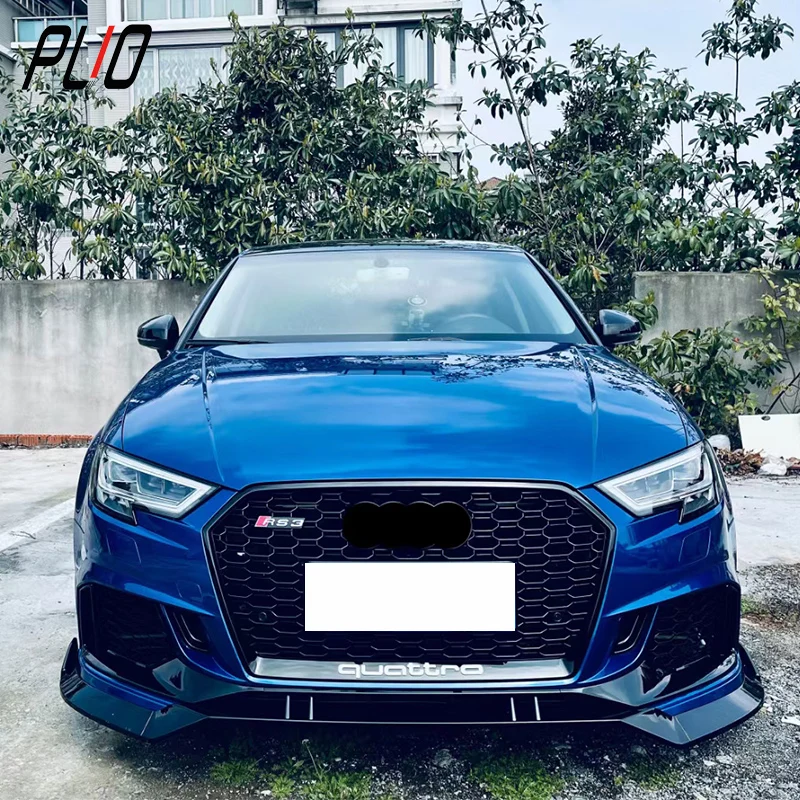 RS3 Car accessories Auto Body kit For audis A3 High quality front bumper with grill for audis S3 PP Material 2017-2019 year