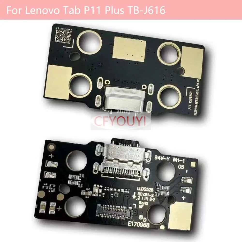 For Lenovo Tab P11 Plus TB-J616 J616 Charging Port Board Flex Cable USB Charger Dock Replacement Part