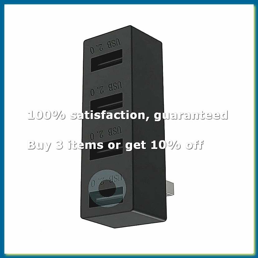 For /X Game Console USB 2.0 Hub Multi-Port 4 Ports USB Hub Splitter Expansion Adapter Console Accessories