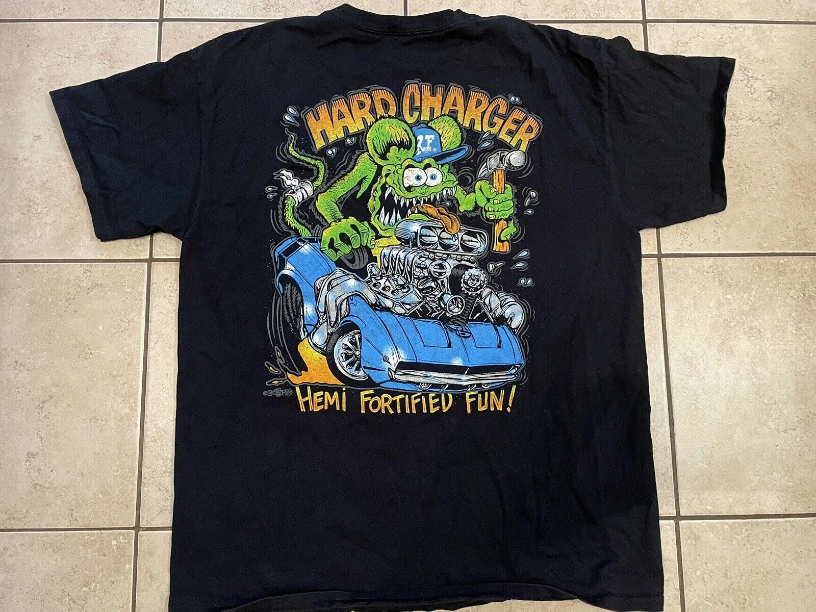 

Футболка унисекс Ed Roth Rat Fink, с коротким рукавом, подарок для фаната, черная, модель S3332