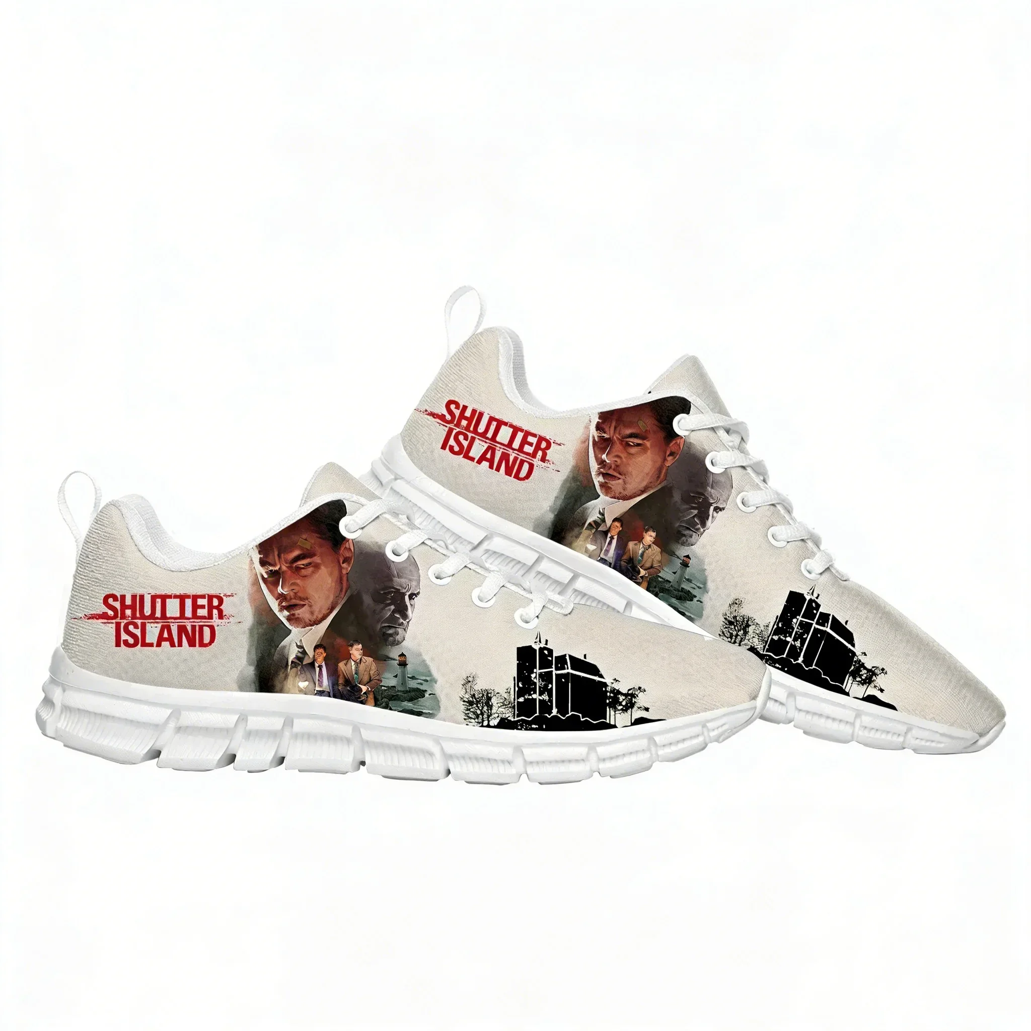 

Shutter Island Sports Shoes Mens Womens Sneakers Leonardo DiCaprio Casual Sneaker Couple Custom Shoes