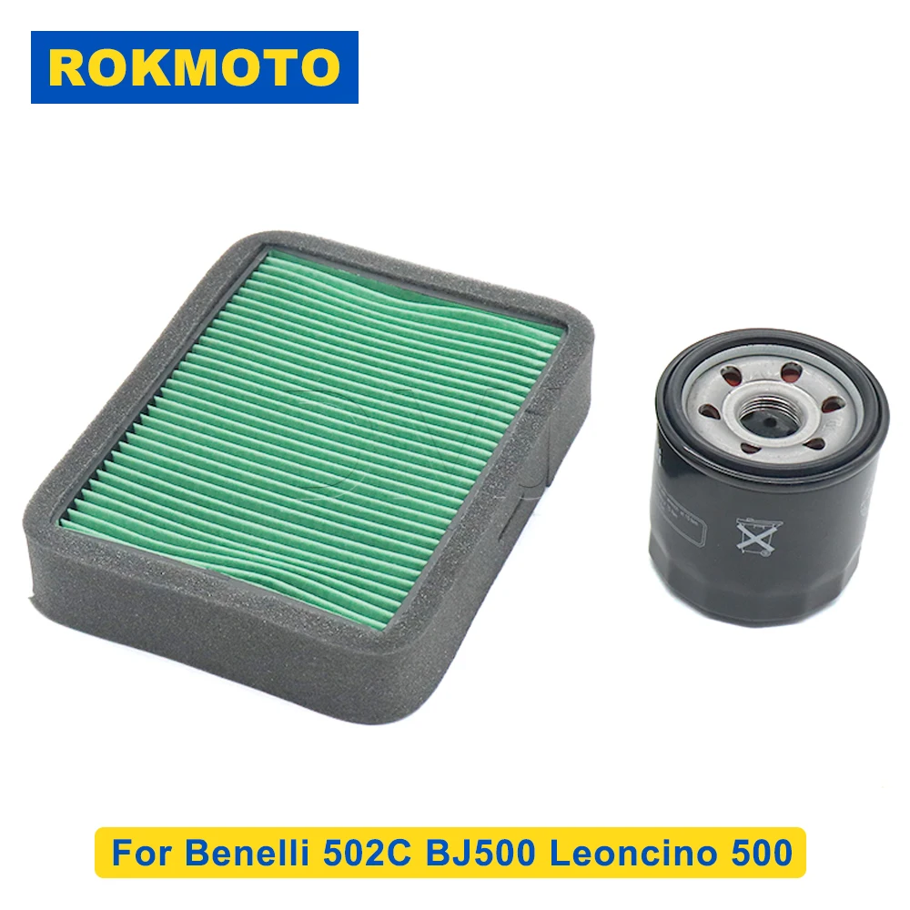 Fit For Benelli 502C BJ500 Leoncino 500 502 C BJ 500 Motorcycle Accessories Air Filter Oil Filter Engine Intake Cleaner