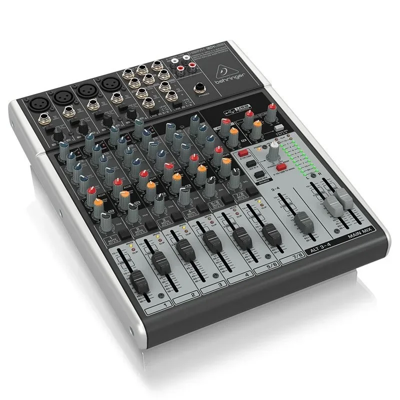 Behringers Q1204USB 8-way Home K Singing Card Live Mixer Professional Stage Cabinet Sound Console