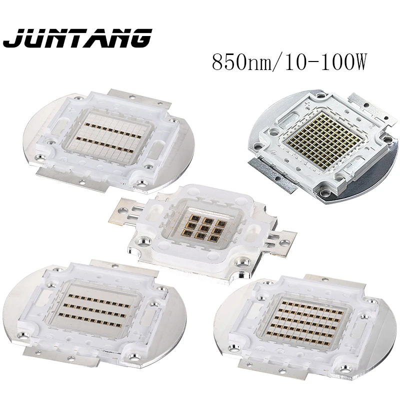 

High-power LED lamp beads integrated light source Infrared 850nm COB LED10W20W30W50W100W for security surveillance camera