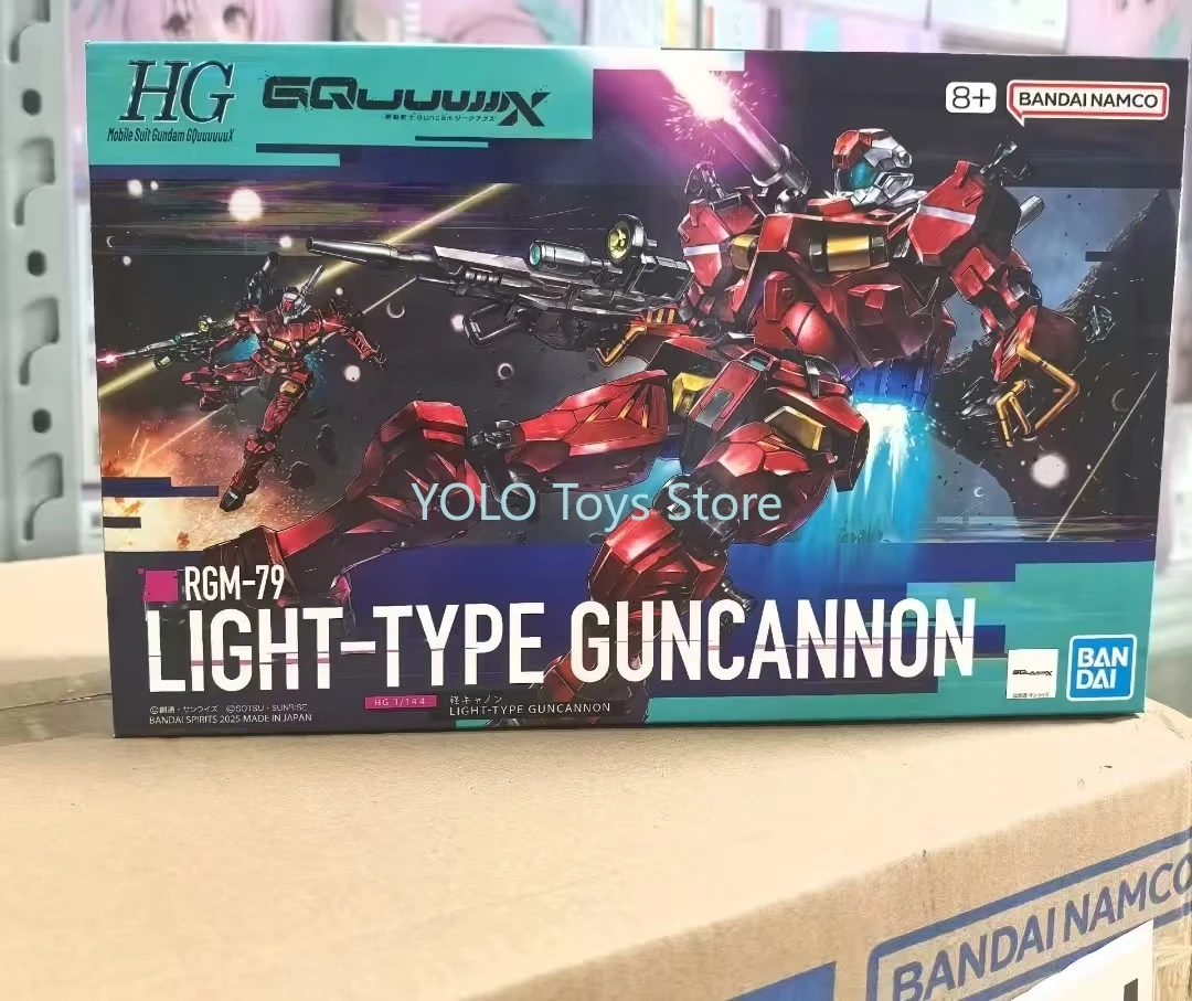 

В наличии: Коллекционная модель HG RGM-79 Light-Type Guncannon Bandai, масштаб 1/144, абсолютно новая, в подарок