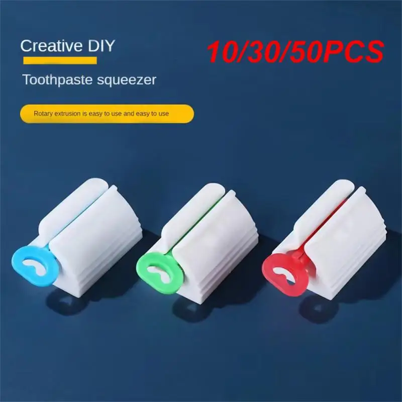 10/30/50PCS Multifunction Tubular Toothpaste Holder Odorless Safety Reuse Lazy Artifact Bathroom Environmental Friendly