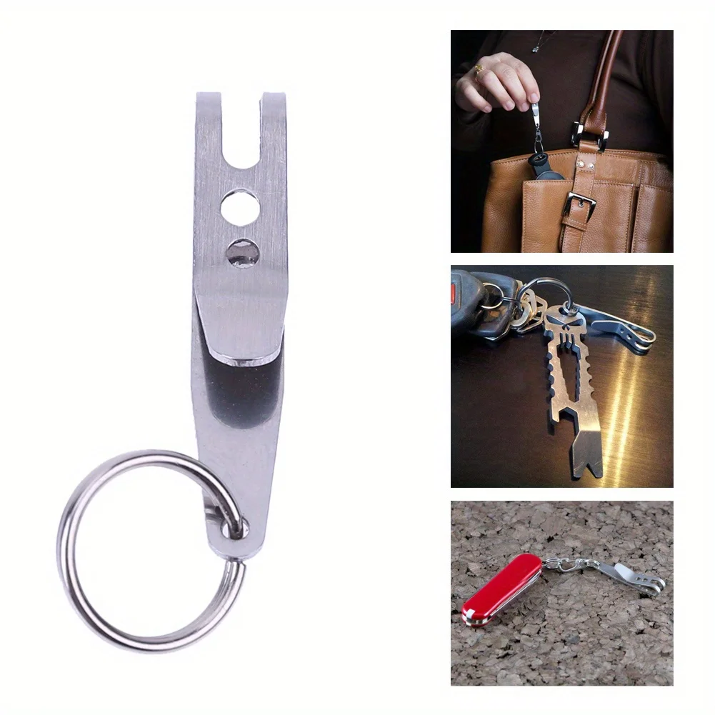 1-5pcs Mini Pocket Hanging Clip Hook Tool Keychain Keychain Buckle Mini Clip Camping Hiking Outdoor Tools