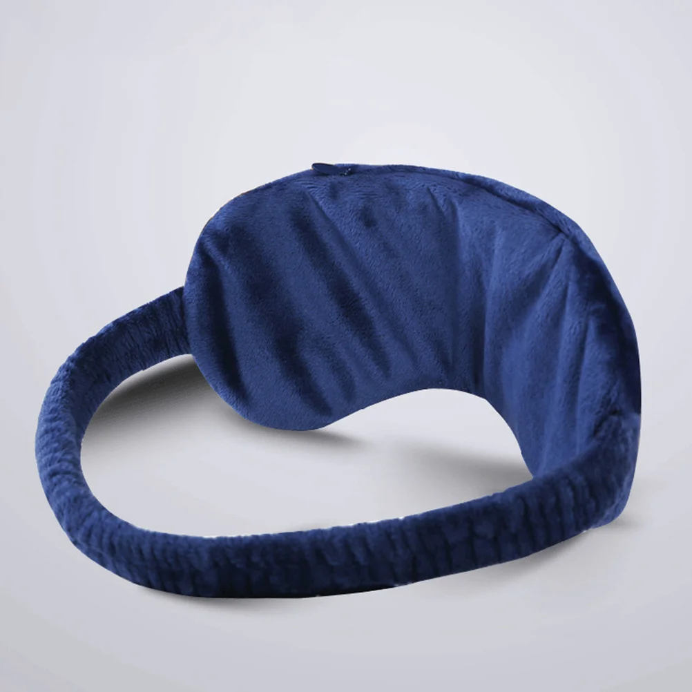 

Electric Heating Eye Mask Dark Blue Free Size Usb Rechargeable Portable Warm Compress For Eye Fatigue Relief Shading