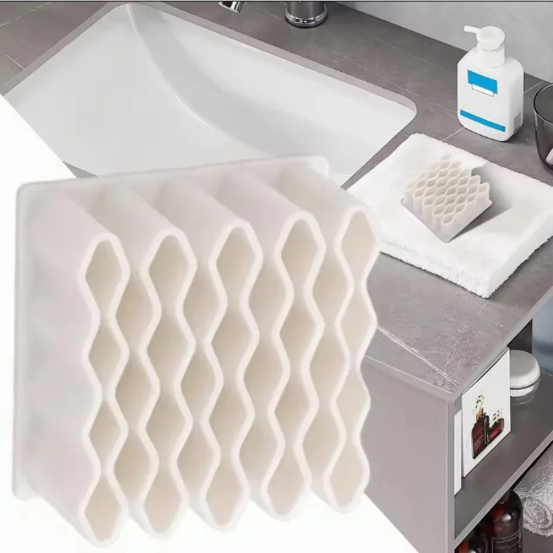 حامل مرهم سطح المكتب حامل مرهم مادة السيليكون مستحضرات التجميل تخزين الرف حامل قلم مقصورة مرهم المنزل المنظم