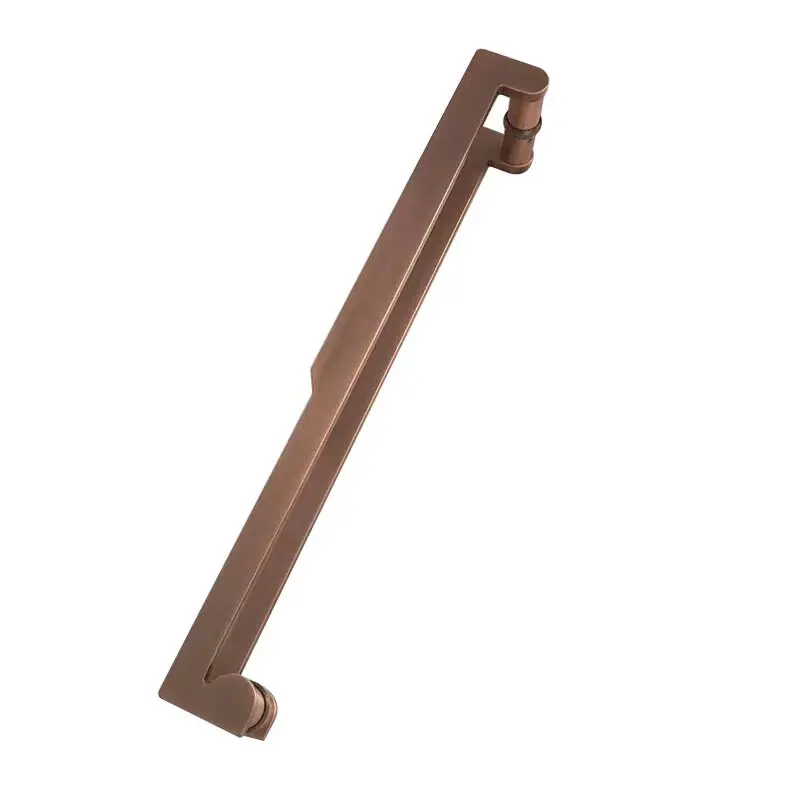 

Glass door handle Chinese antique copper clothing hotel sliding wooden door handle