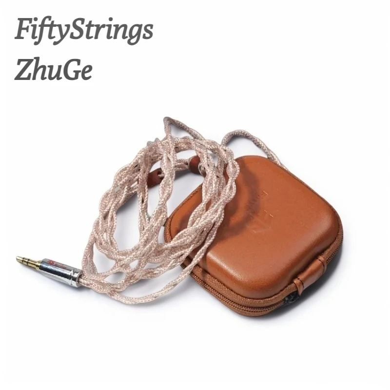 

FiftyStrings Zhuge Headphone Upgrade Balanced Cable 22awg Monocrystalline Copper Silver Hybrid Coaxial 0.78 2PIN MMCX Shielded