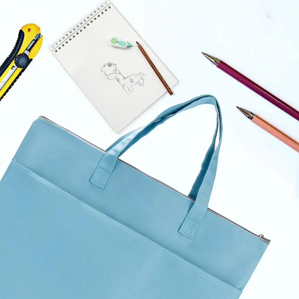 الفن محفظة حقيبة A3 A4 الفن مجلد محفظة حمل مع مقبض مقاوم للماء الفنان توريد تخزين حمل حقيبة لسجل القصاصات