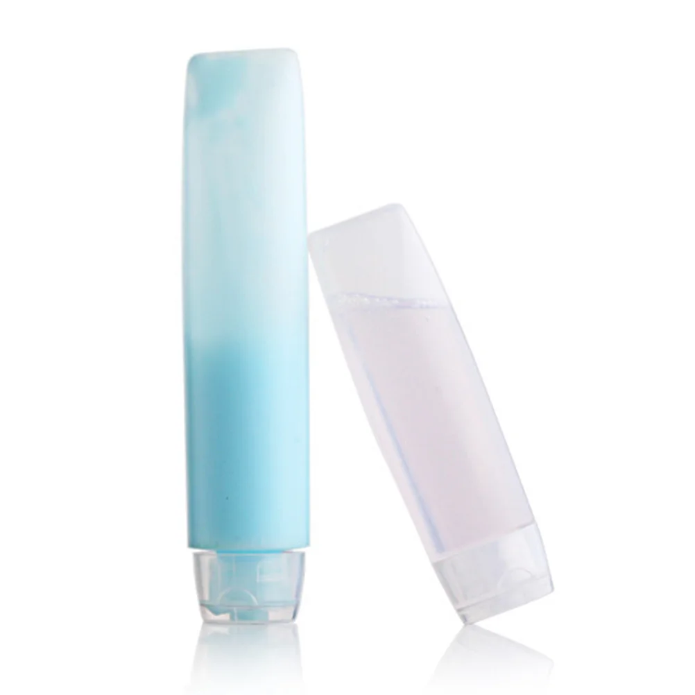 Botellas de viaje para apretar, botellas de silicona a prueba de fugas, Gel de ducha portátil, loción, artículos de tocador, contenedores de viaje, 6 uds.