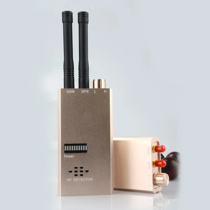 Rilevatore di trasmissione del segnale di frequenza Gadget spia GPS GSM Doppia antenna Contontintelligenza con allarme vocale Alta sensibilità