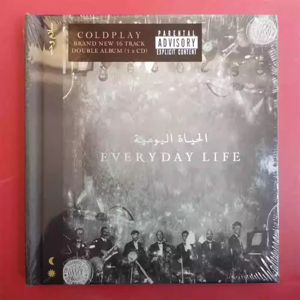 

CD Classic Britpop & Alternative Rock Coldplay Music Record CD Everyday Life Cosplay Walkman Car Soundtracks Box Gifts