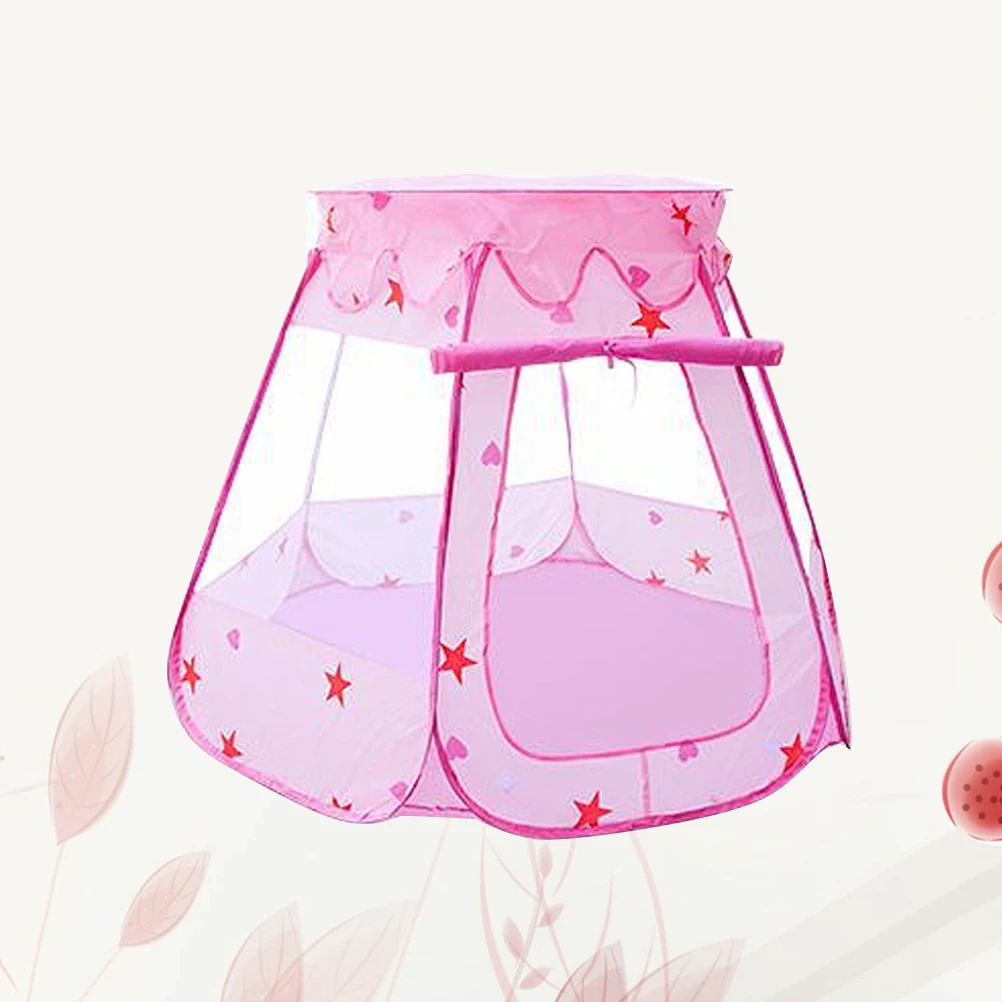 Crianças hexágono jogar tenda casa de jogo resistente à água fácil instalar sem ferramentas castelo criativo yurt para o oceano