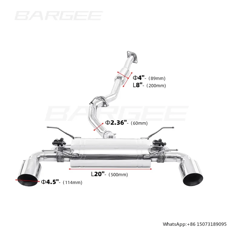 

Bargee Dual Valvetronic for Brz GT86 Scion FR-S 86 2013~UP 2.0L Exhaust Valve Electric