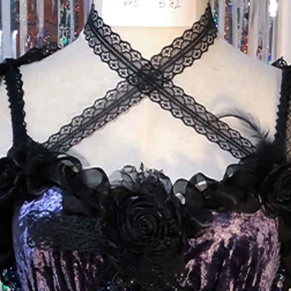 

Eco Y2K TOPS DIY Punk Rock Vintage Kawaii Gothic Dress Club Wear Flowers Teen Grunge Bow E-Girls Emo 90s Goth Harajuku Hand Made