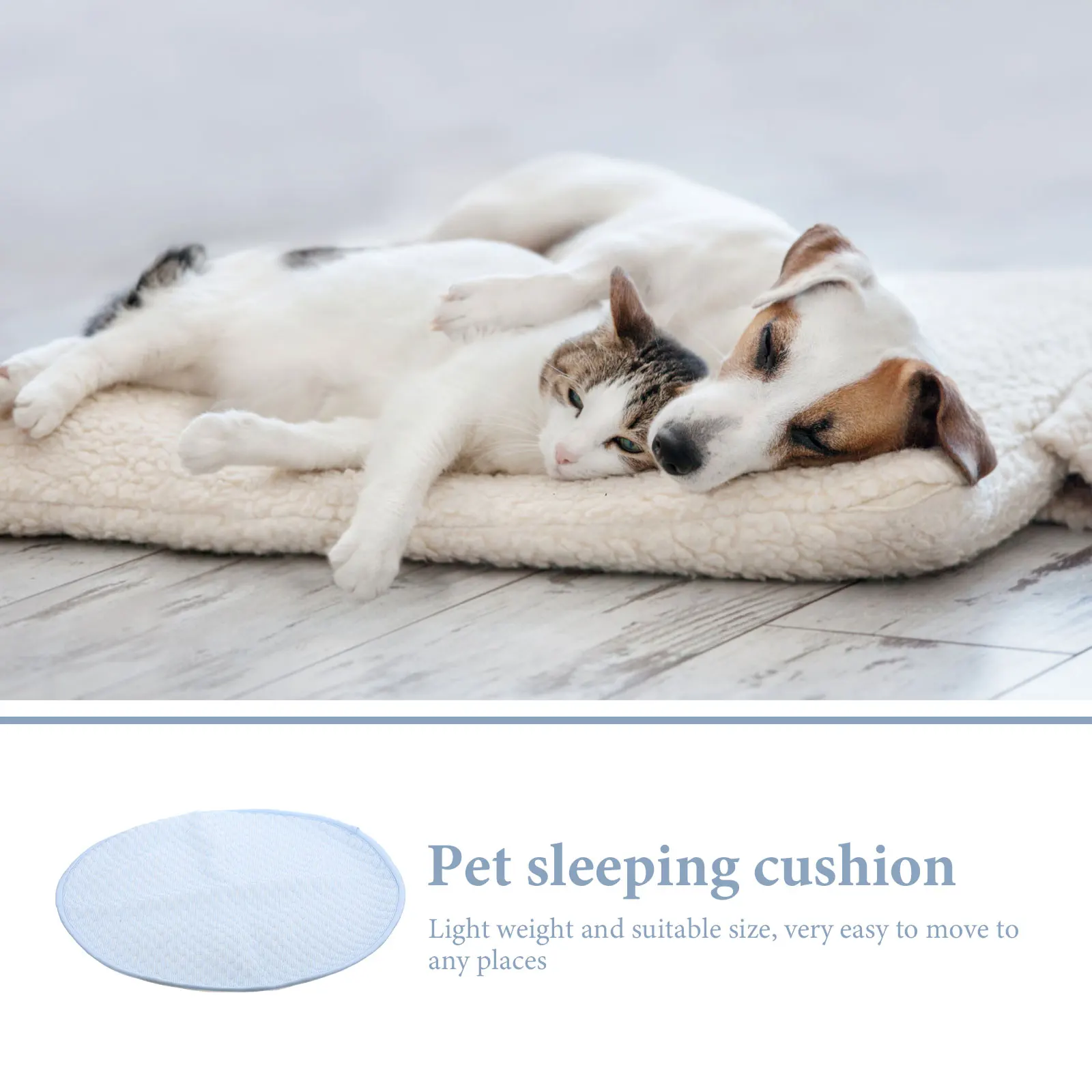

For Dogs Cats Summer Self Pad Breathable Lightweight Durable Pet Sleeping Cushion Small Medium Large Size Soft Cloth Material No