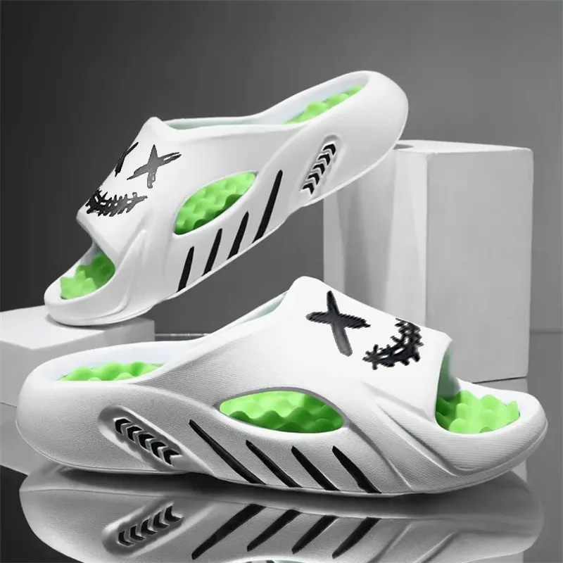 Men's Slippers EVA Non-slip Slides Fashion Home Slippers Comfortable Men's Slides Casual Sandals Outdoor Indoor Shoes Big size image 6