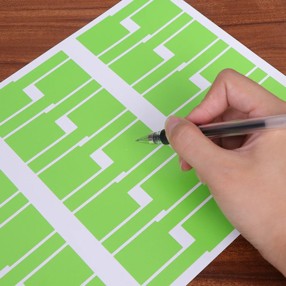 10Pcs Identification Tags Waterproof Oil Proof Flexible for Cable Organization in Various Settings Sticker