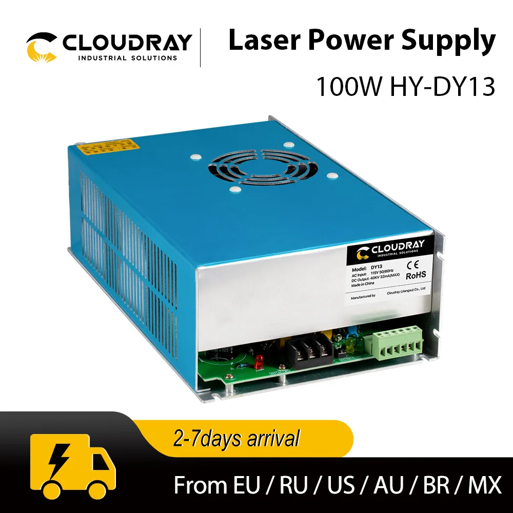 Cloudray DY13 Co2 лазерный блок питания для RECI Z2/W2/S2 Co2 лазерная трубка гравировальная/режущая машина серии DY