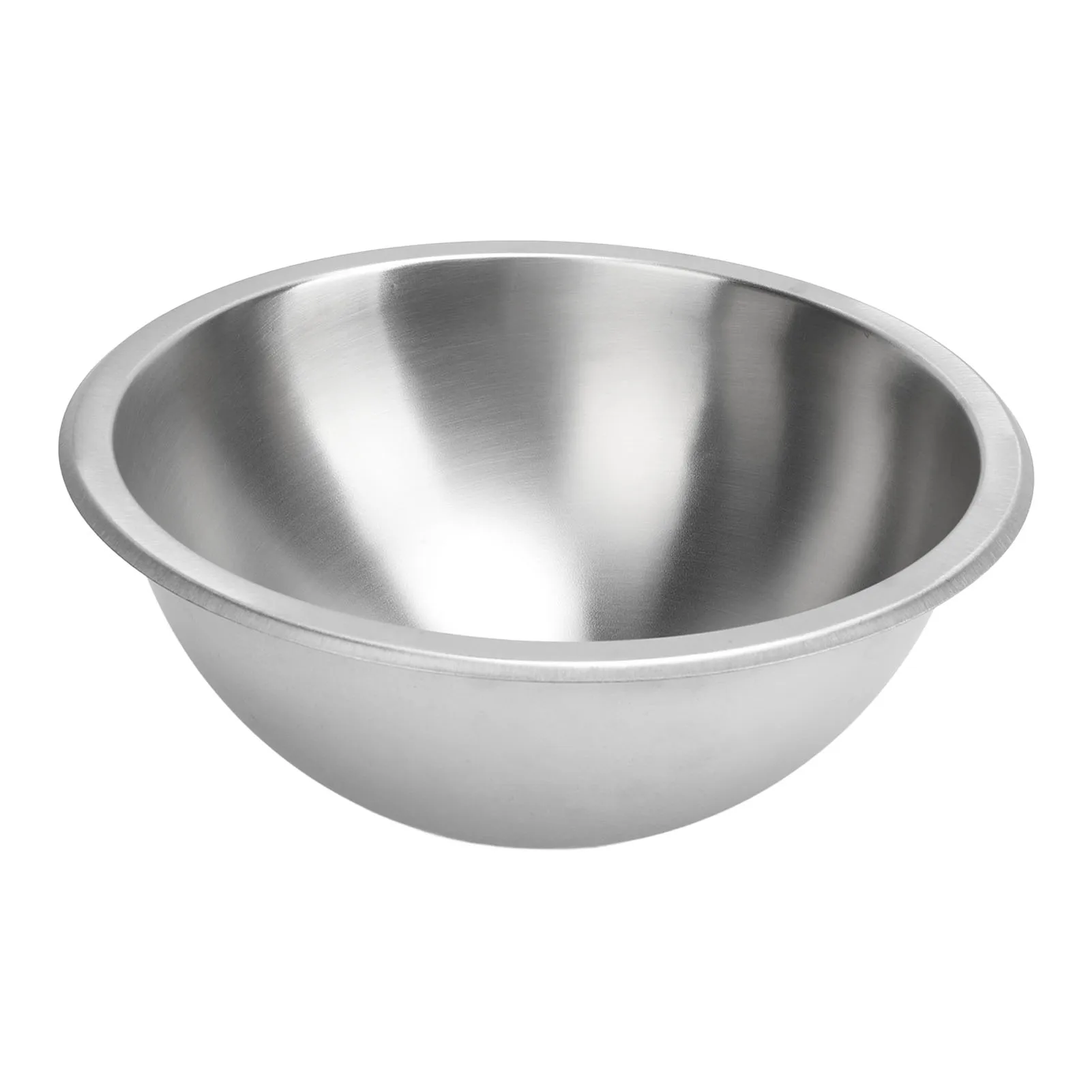 12 Inch Camper Round Sink 304 Stainless Steel Kitchen Bath Sink Hand Wash Basin with 40mm Sewer Outlet for Boat Caravan RV Campe