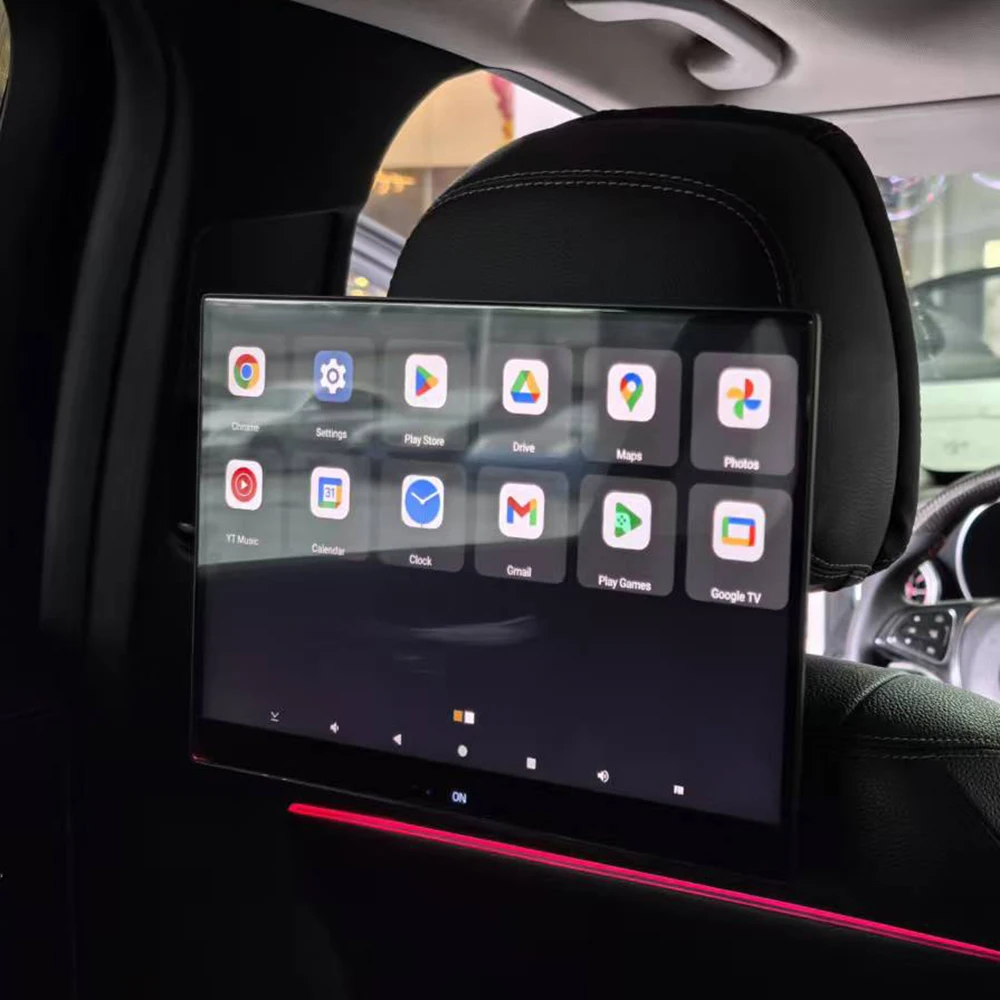

13.3" Car Headrest Monitor Display IPS Android 16.0 4G+64G Touch Screen For BMW X7 xDrive M50i M60i Rear Seat Player Mirror Link