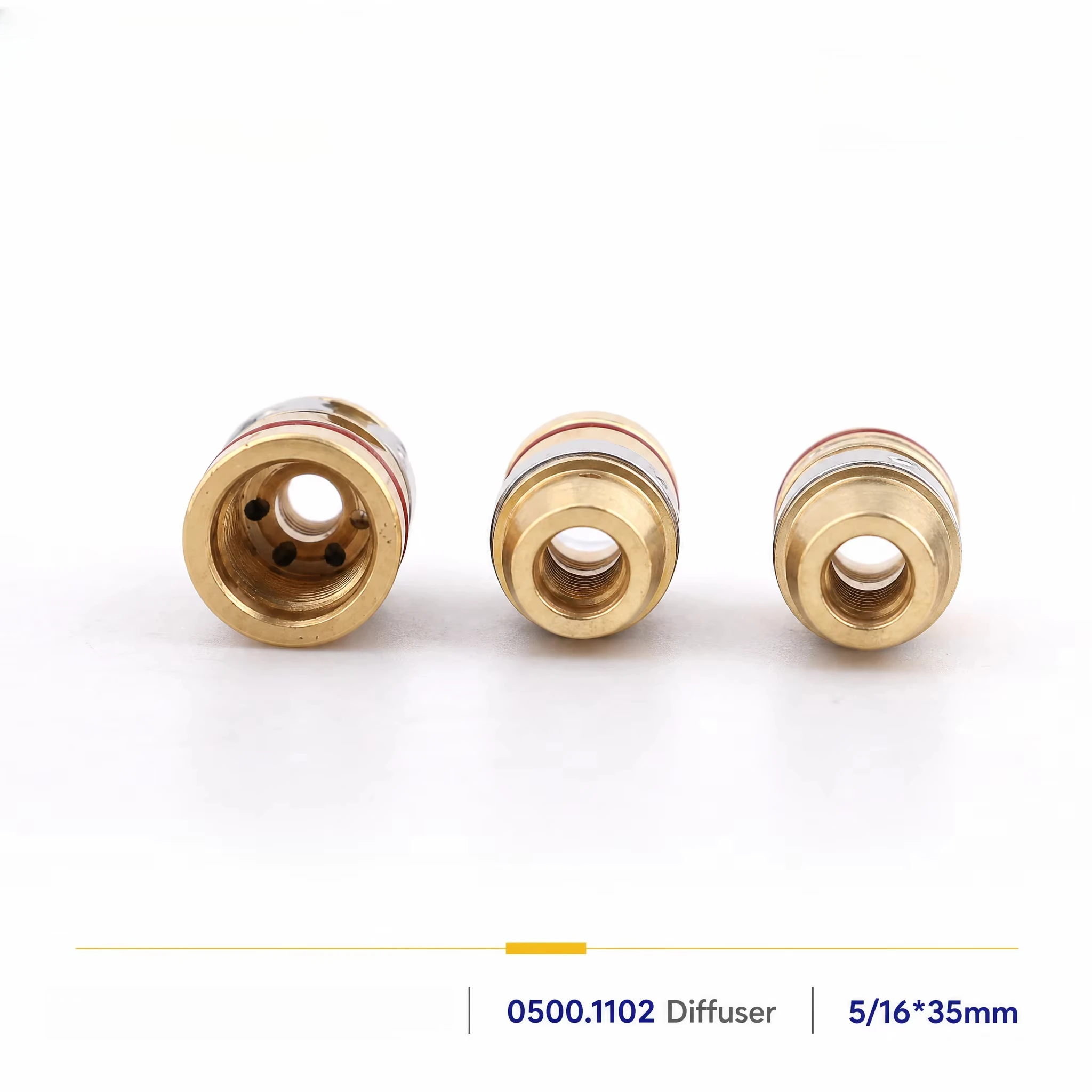 0500.1102 Gas Diffuser 5/16*35mm Replacement Spare Parts Compatible with SU620 MIG Welding Torch