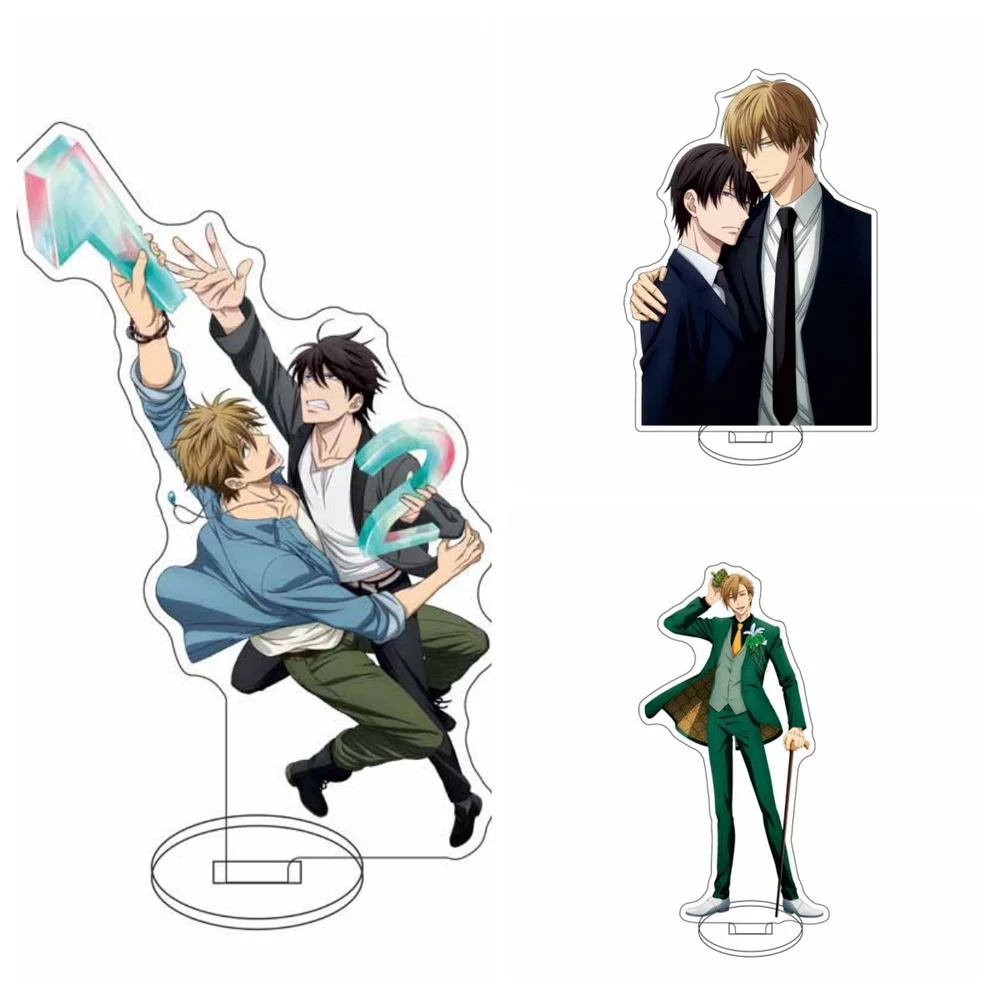 15CM BLAnime Dakaretai Otoko 1-i ni Odosarete Imasu Acrylic  Model Cosplay Characters Ornament Accessories Goods Collection