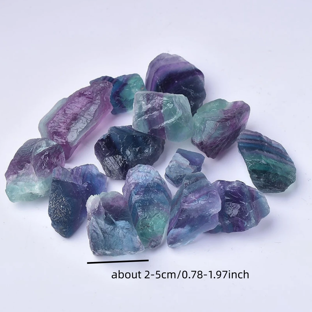 40 جرام/120 جرام/240 جرام حجر خام كريستال فلوريت ملون طبيعي ، حجر لف فلوريت ملون طبيعي ، حجر ديكور داخلي ، هدايا #4