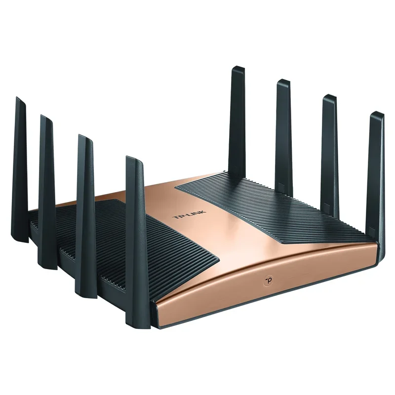 TP-LINK TL-XTR10280 Easy Show Turbo Edition Super Wi-Fi 6 Wireless Router 2.5G Port Bronze Gold AX10200 8 Industrial Components