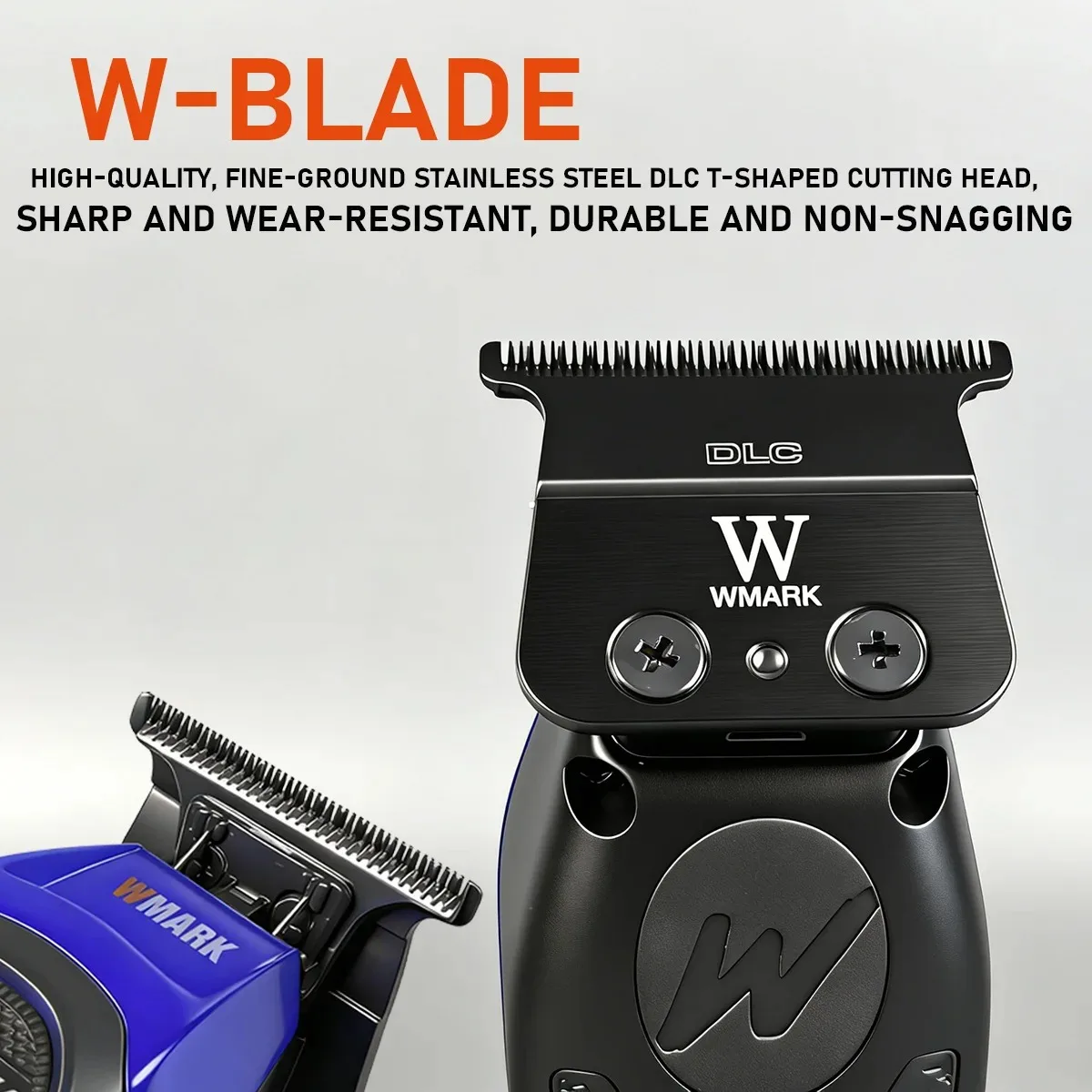 Professional Hair Trimmer for Man 8000RPM BLDC Motor DLC Blade Metal Casing Outer Rotor Electric Hair Clipper WMARK NG-V4