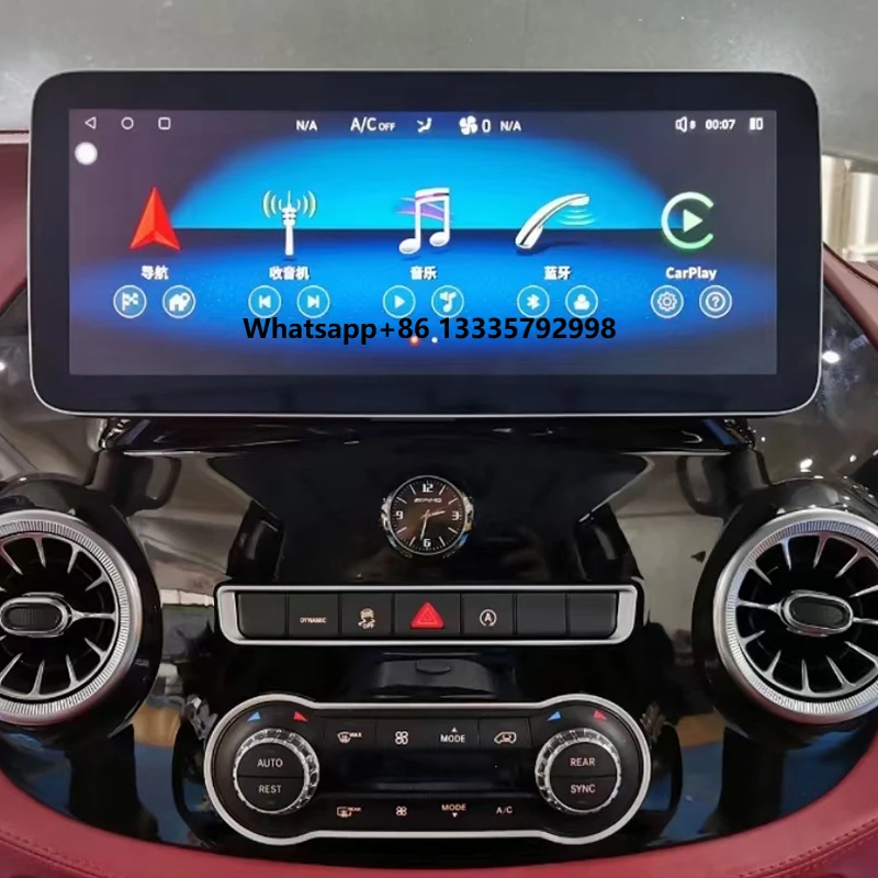 

Оптовая продажа 12,3-дюймовый сенсорный экран 4 + 32 ГБ Android Автомобильный медиаплеер Gps-навигация Автомобильное радио для Vito W447 V250 V260 v Class