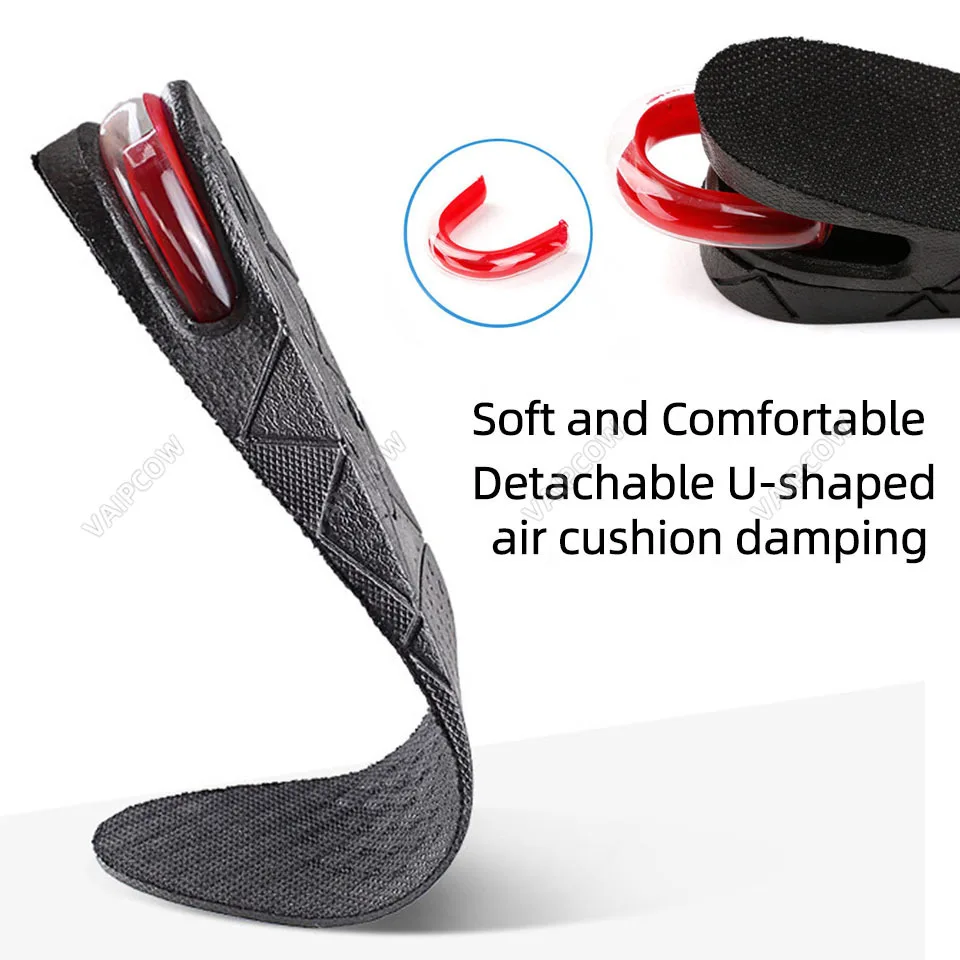 Height Increase Insole Invisible Heightening Template Air Cushion Shoe Inserts Variable Height Insoles Adjustable Cut Foot Pad