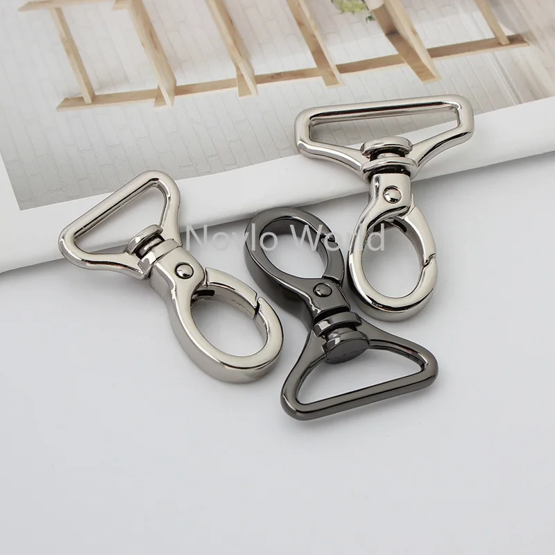 10-50pcs 5 colors 3 sizes 20-25-30mm trigger snap hook clasp metal clip swivel dog leash hardware chain bag fittings