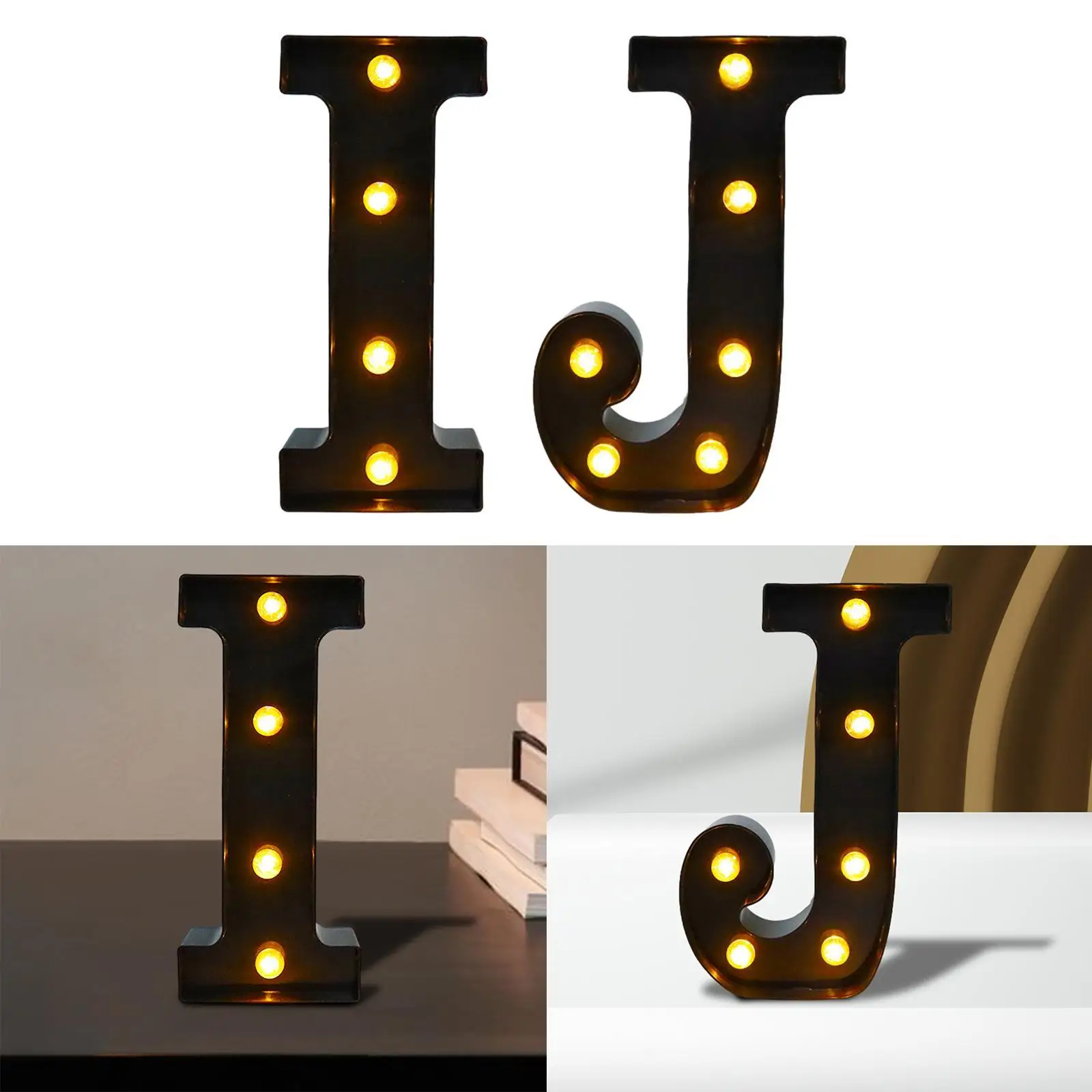 Marquee Letter Lamp Warm White Light up Alphabet Sign for Bar Bedroom Home